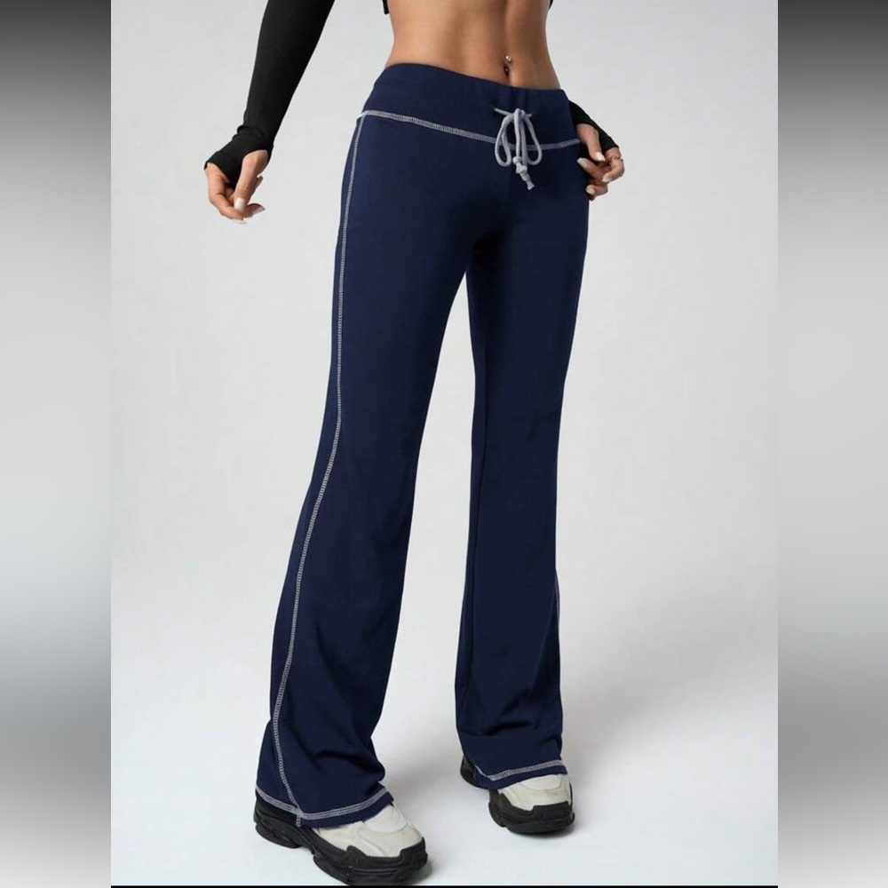 Navy Blue Athletic Pants
